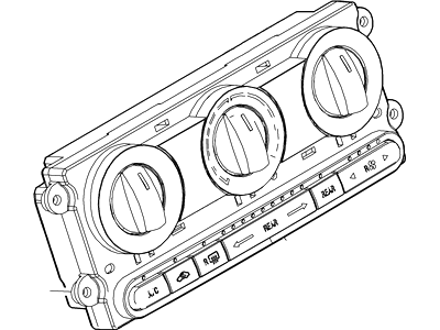 Ford 7L1Z-19980-DA Dash Control Unit