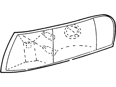 Ford F2DZ-15A201-E Side Marker Lamp