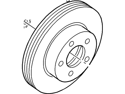 Ford 2U2Z-1V125-FA Rotor Assembly