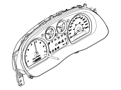 Ford 4L5Z-10849-AA Instrument Cluster