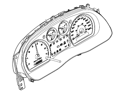 Ford 5L5Z-10849-AA Instrument Cluster