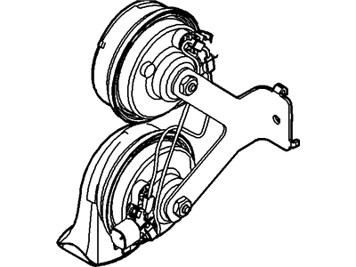 Ford 7T4Z-13832-A Horn Assembly