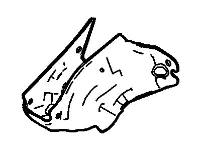 Ford 9L3Z-5775-B Front Bracket