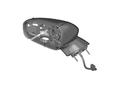 Ford FS7Z-17683-BB Mirror Assembly