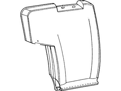 Ford F5TZ7866600CAK COVER ASY - REAR SEA