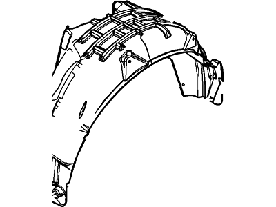Ford CP9Z-58278B50-A Splash Shield