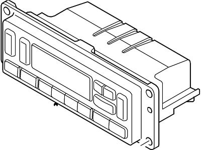 Ford 3L1Z-19980-AA Dash Control Unit