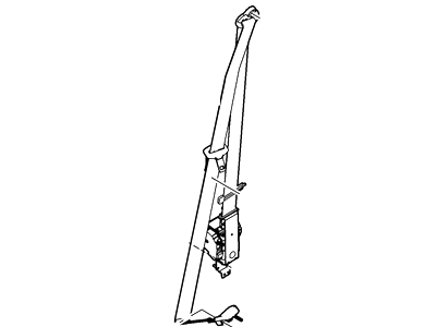 Ford BC3Z-26611B68-AB Seat Belt Assembly