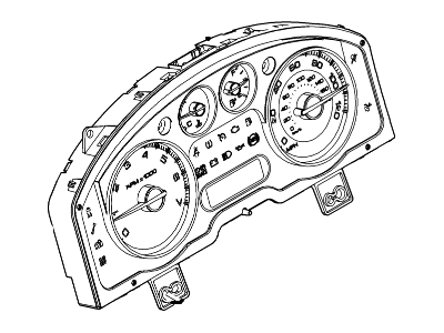 Ford 8F9Z-10849-N Instrument Cluster