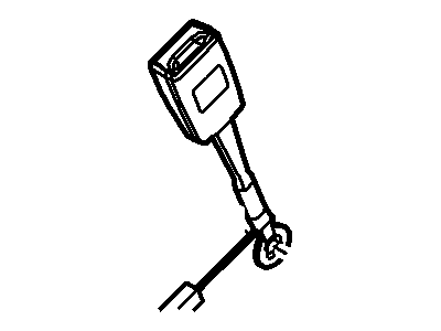 Ford 6S4Z-6161203-A Buckle End