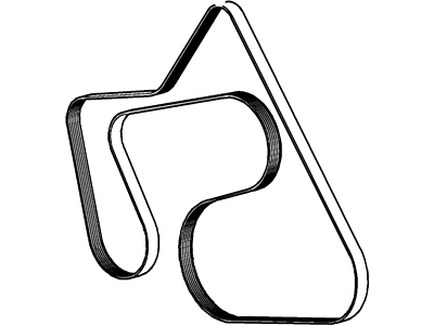 Ford 3W7Z-8620-AA Serpentine Belt