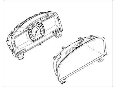 Ford AE5Z-10849-BB Instrument Cluster