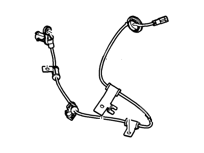 Ford 9L8Z-2C190-A Rear Speed Sensor