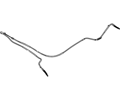 Ford 8C2Z-2A635-C Rear Cable