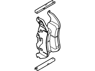 Ford BL5Z-2200-A Kit - Brake Lining