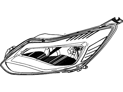 Ford BM5Z-13008-A Headlamp Assembly