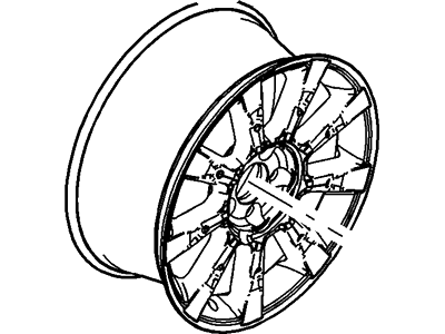 Ford 9H6Z-1007-B Wheel, Alloy