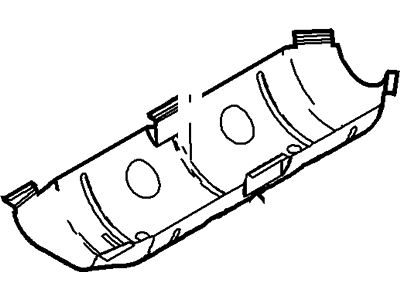 Ford 9U9Z-5E258-A Converter Shield