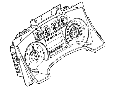 Ford BL3Z-10849-VB Instrument Cluster