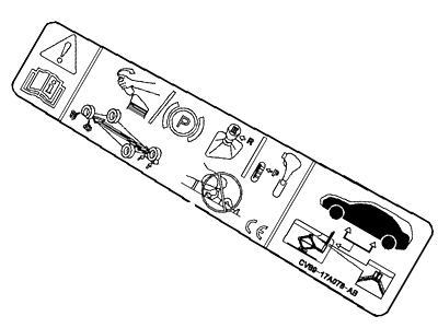 Ford CV6Z-17A083-A Decal