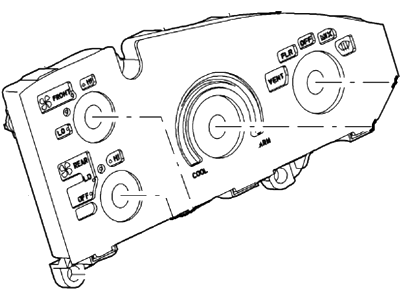 Ford 5C2Z-18549-BA Dash Control Unit