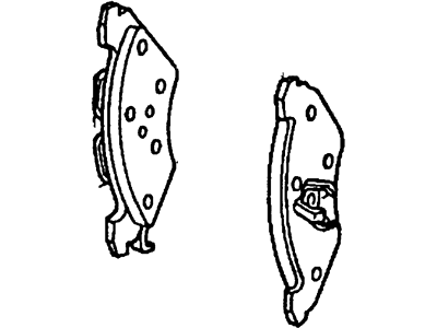 Ford F6AZ-2200-CA Kit - Brake Shoe And Lining