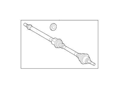 Ford BV6Z-3B436-B Axle Assembly