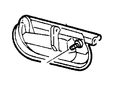 Ford F75Z-1826600-AAA Handle, Outside