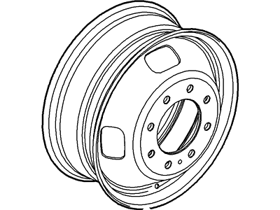 Ford 6C3Z-1015-W Wheel Assembly