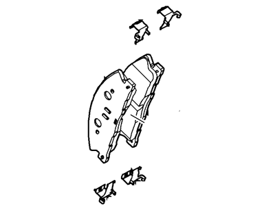 Ford GB5Z-2001-A Front Pads