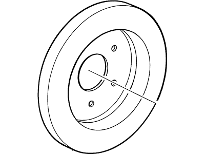 Ford YW7Z-1V125-B Rotor