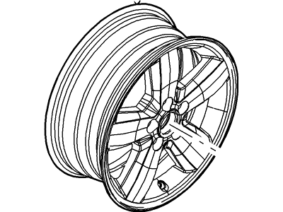 Ford 8L8Z-1007-H Wheel Assembly