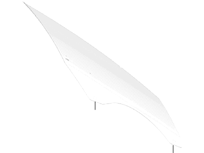 Ford DS7Z-5421410-A Door Glass