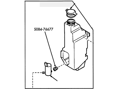 Ford F8CZ-17618-AA Washer Reservoir