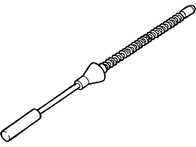 Ford YS4Z-2A635-AA Rear Cable