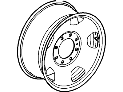 Ford 6C3Z-1015-A Spare Wheel