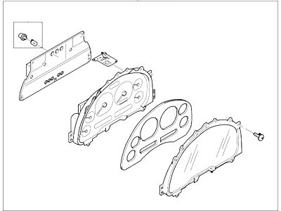 Ford 1R3Z-10849-CA Instrument Cluster