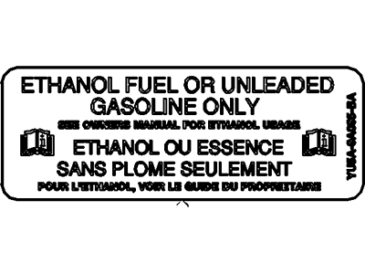 Ford YU5Z-9A095-BA Info Label