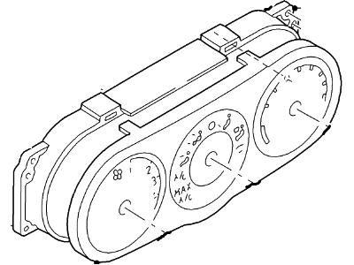 Ford 6L8Z-19980-AA Dash Control Unit