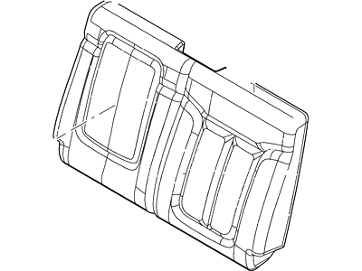 Ford 9L3Z-1666601-GA Seat Back Cover