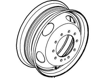 Ford 8C3Z-1015-J Wheel Assembly
