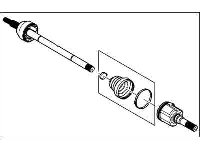 Ford AL1Z-4K139-B Shaft Assembly - Rear Axle