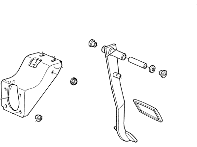 Ford F3TZ-2455-A Pedal Assembly - Brake