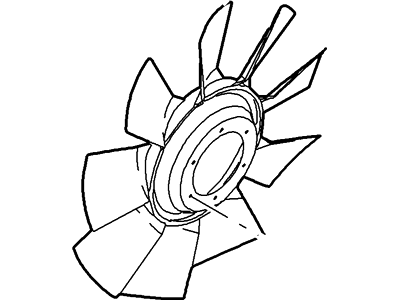 Ford 3C3Z-8600-AB Fan Blade