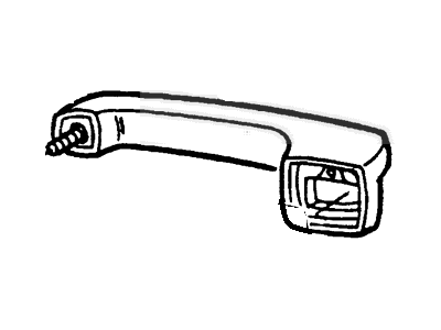 Ford F3TZ1522405A Handle, Outside