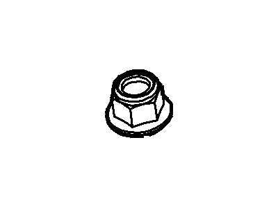 Ford -W520204-S442 Front Mount Nut