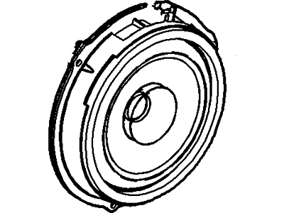 Ford BE8Z-18808-C Speaker Assembly