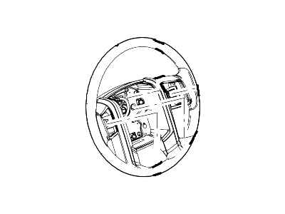 Ford 9C3Z-3600-AC Steering Wheel Assembly