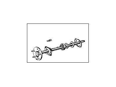 Ford E7UZ-4234-E Shaft Assy - Rear Axle