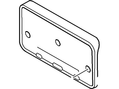 Ford 9T1Z-17A385-AD License Bracket